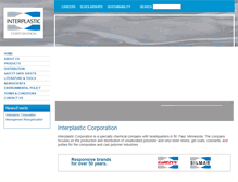 Tablet Screenshot of interplastic.com